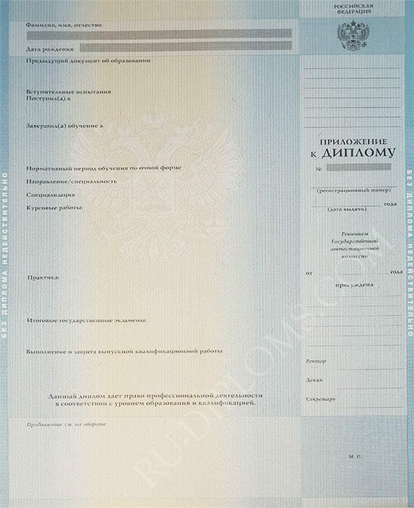 Диплом магистра 2010-2013 год 